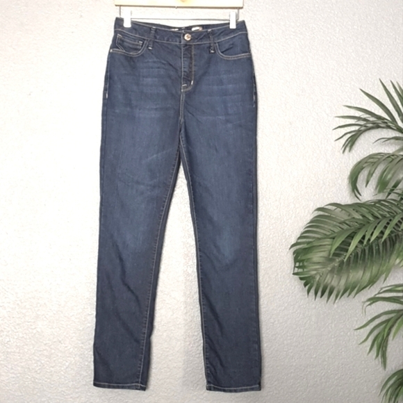 Seven7 Denim - SEVEN7 Jeans High Waisted Womens 6 Slim Straight Blue Denim